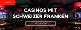 Casinos mit Schweizer Franken