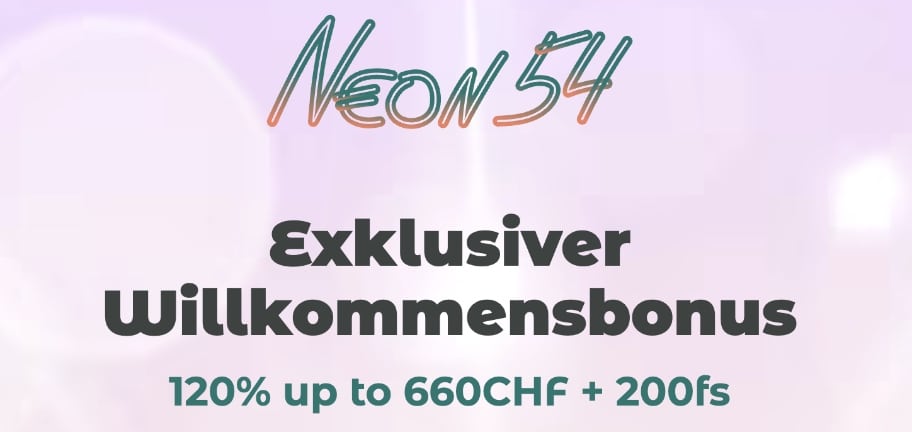 Neon54 Casino Willkommensbonus