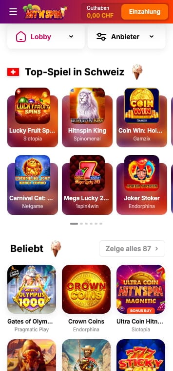 hitnspin casino spiele