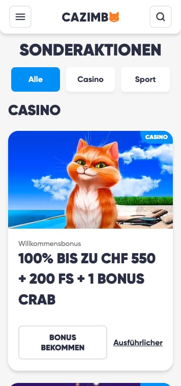 cazimbo casino bonus