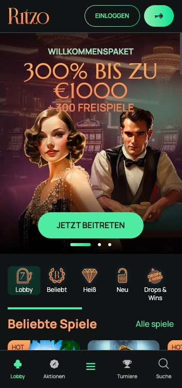 ritzo casino bonus