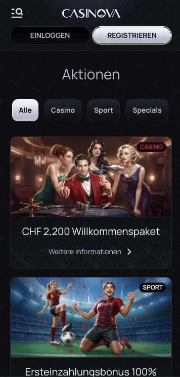 casinova casino willkommensbonus