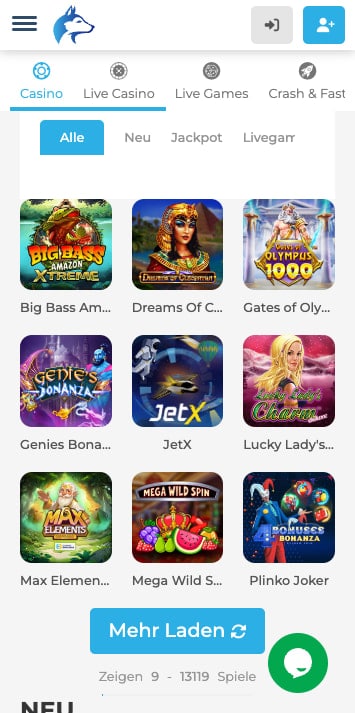 wolfy casino spiele