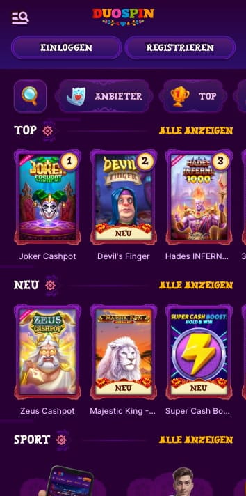 duospin casino spiele