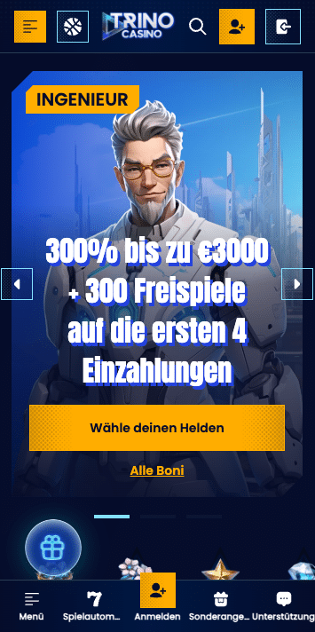 trinocasino bonus